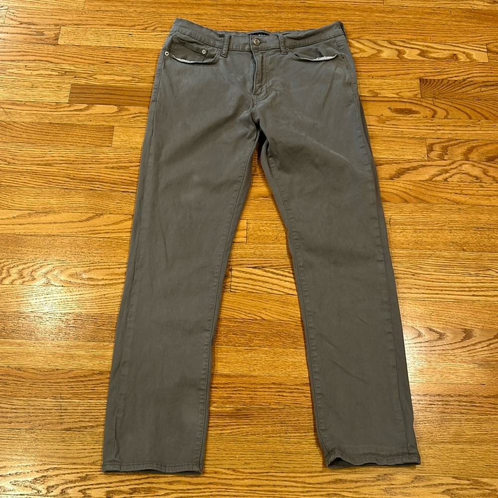 Gray Lucky Brand 34x32 410 Athletic Slim